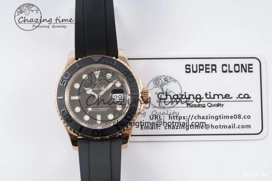 0107 ZeroBulk Yacht-Master 126655 VSF 1:1 Best Edition Black Ceramic Bezel on Oysterflex Rubber Strap VS 2026